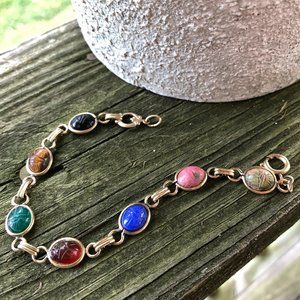 Vintage Multicolored Stone Bracelet